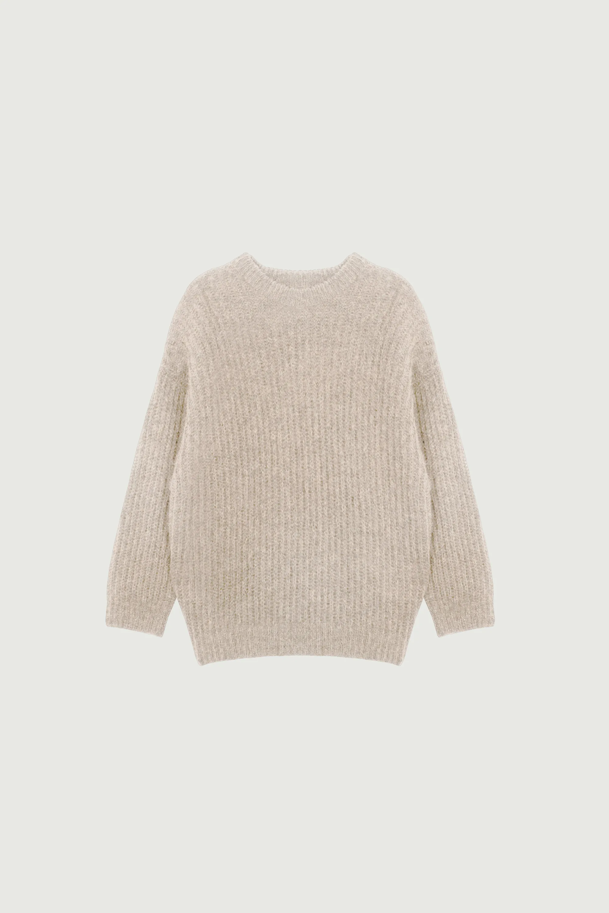 PULL GINETTE ÉCRU CHINÉ