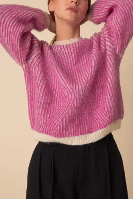 pull chanone ecru/crush — photo 1