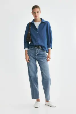 Denim shirt - Bleu denim — photo 2
