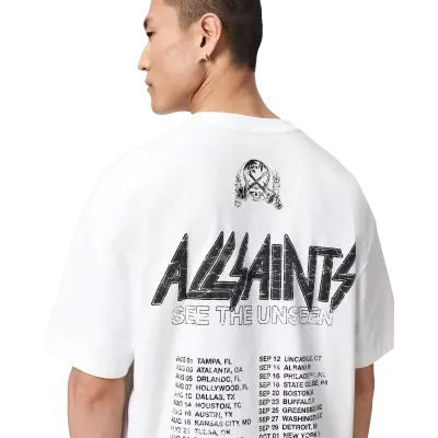 ALLSAINTS Chromium T-Shirt Ashen White — photo 3