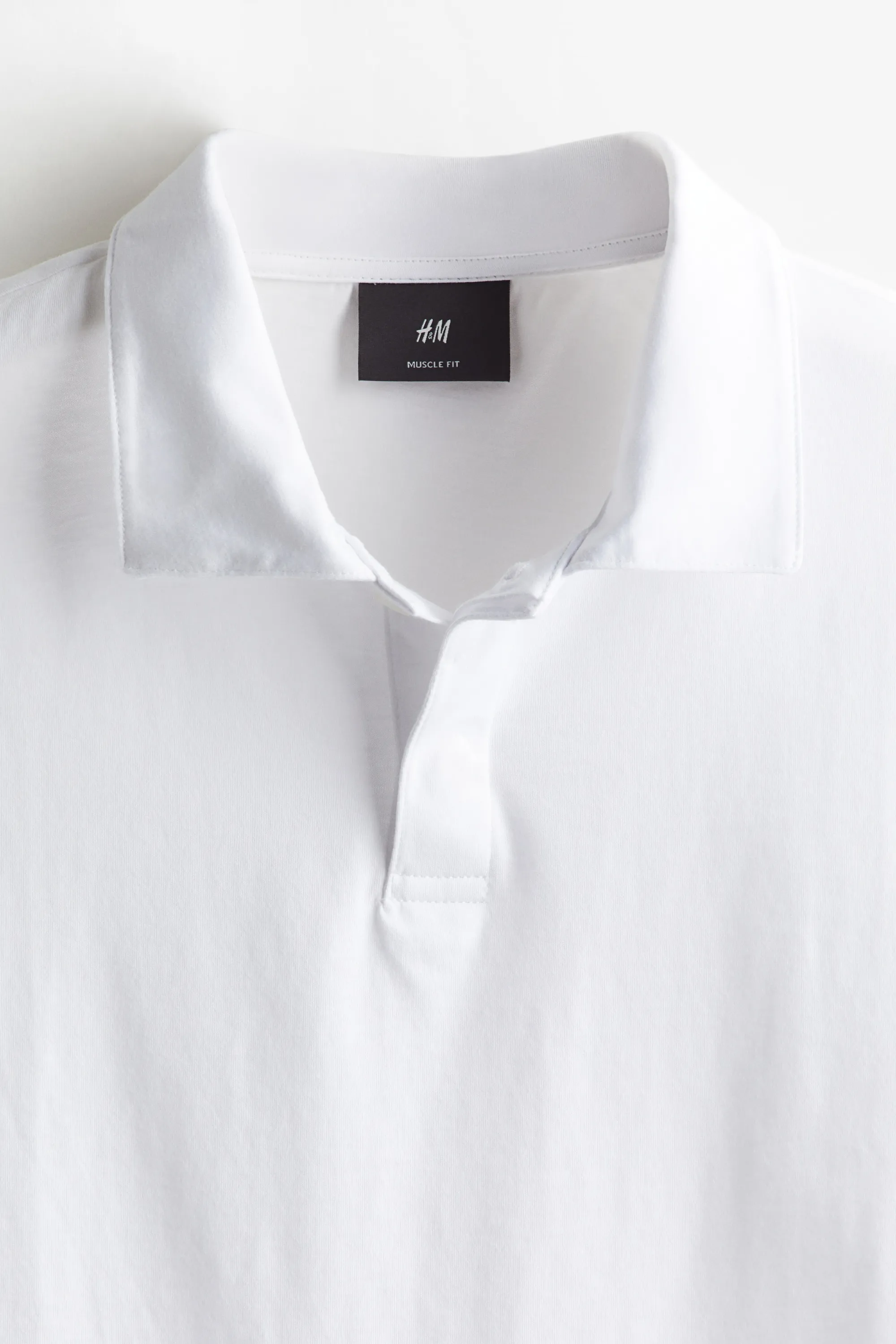 Polo Muscle Fit - Blanc