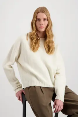 PULL LAINE MÉRINOS WOOLY - ÉCRU
