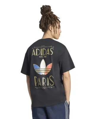 Paris Trefoil Logo Tee Black — photo 4