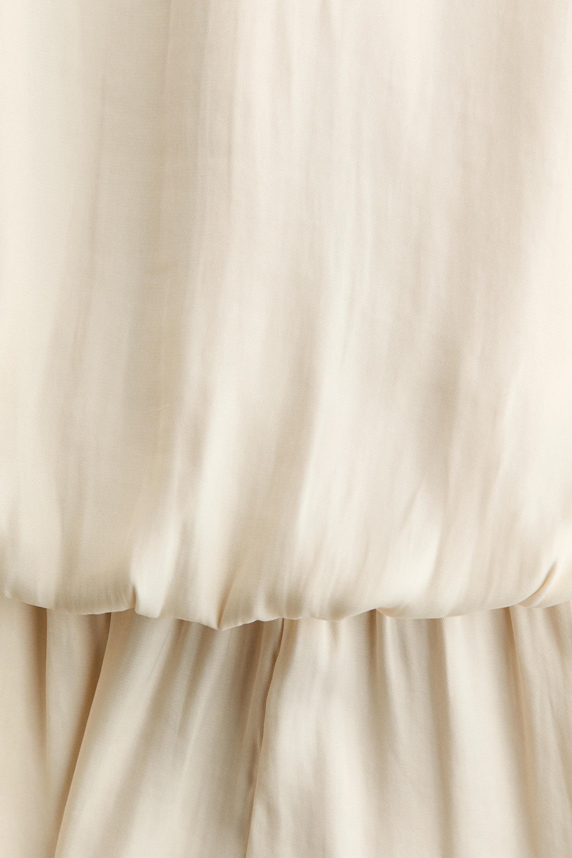 Combi-short à effet drapé - Beige clair