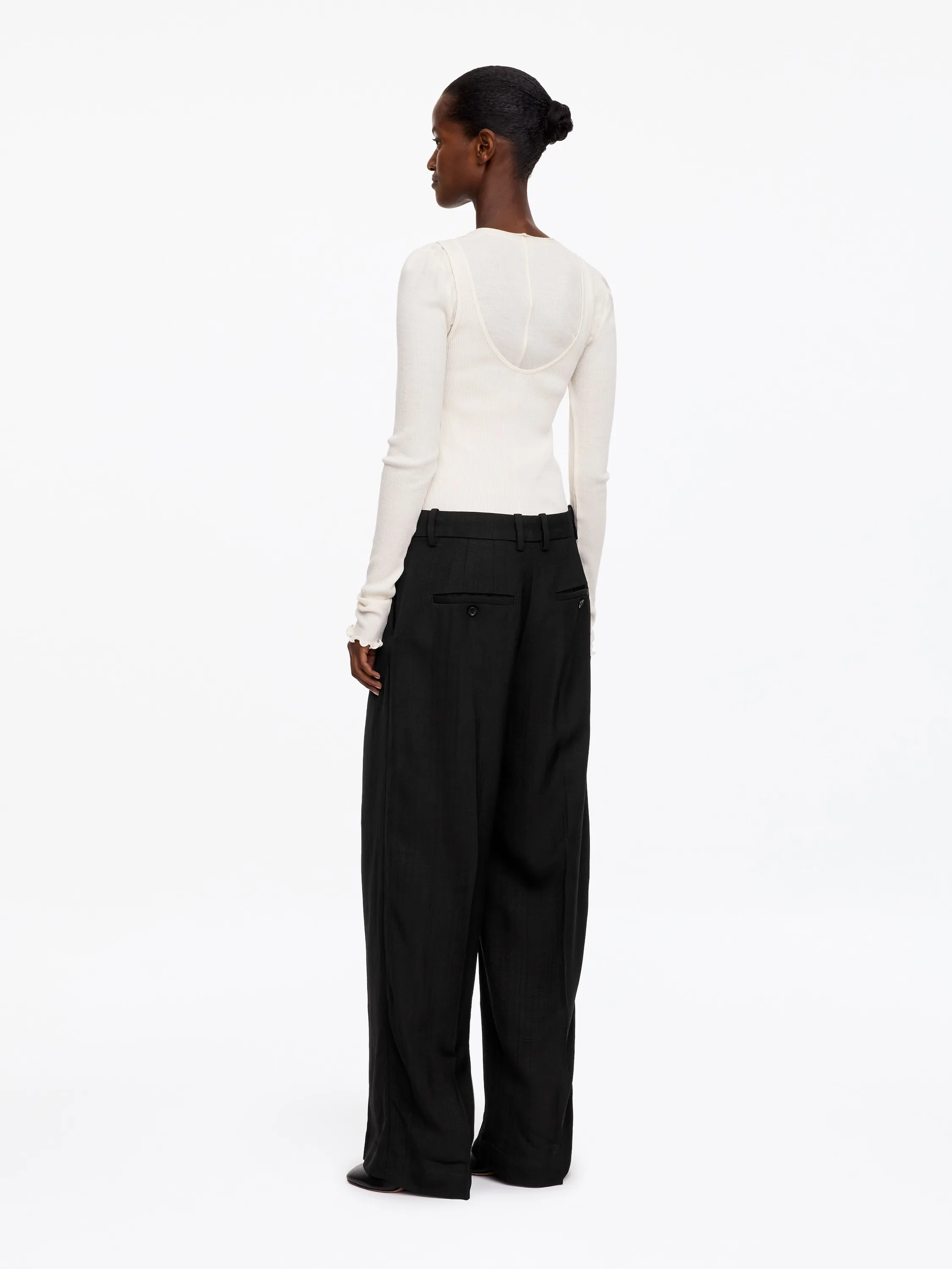 Pantalon habillé décontracté - Noir