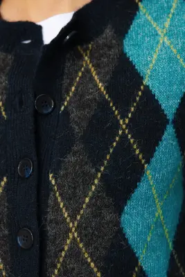 Cardigan à carreaux argyll — photo 5