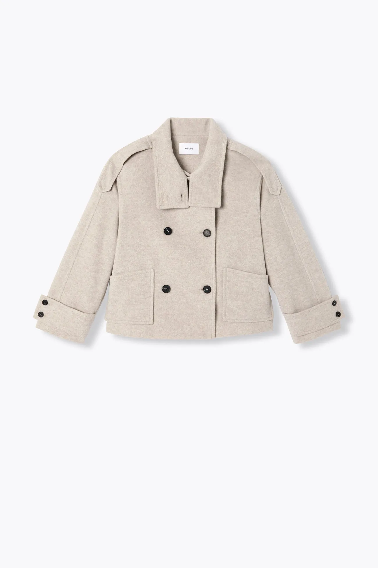 Manteau court et doux Femme