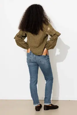 Jean slim taille mi-haute — photo 4