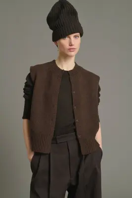 CARDIGAN KALYANEE CHOCOLAT — photo 3