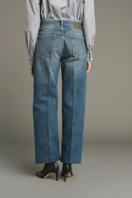 JEAN JERRY DENIM BLEU DÉLAVÉ — photo 3