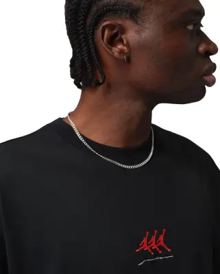 Jordan Flight Graphic Oversized Tee Black — photo 3