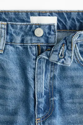 Mom High Waist Ankle Jeans - Bleu denim — photo 5