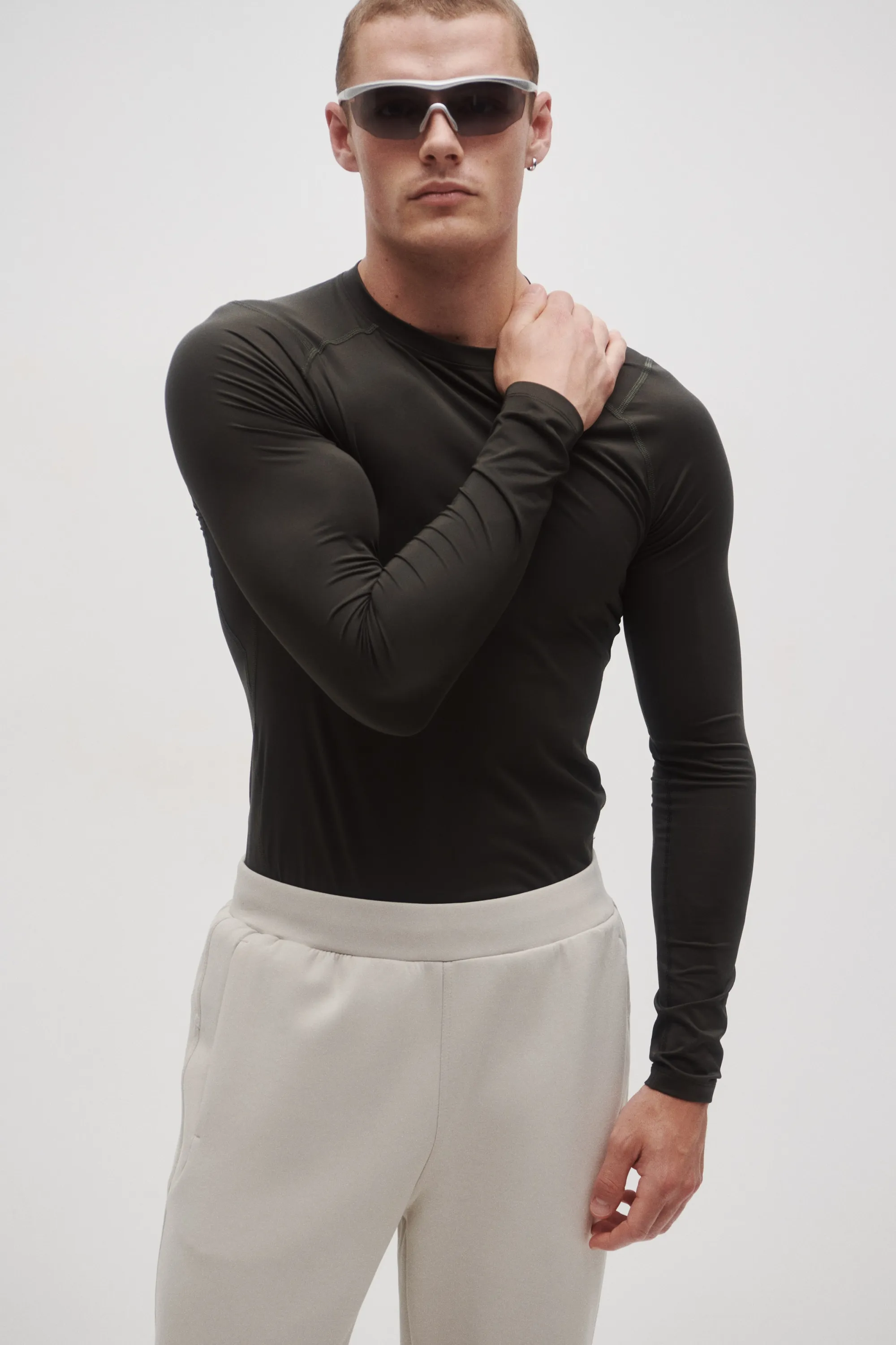 Pantalon jogger de sport Loose Fit DryMove™ - Taupe clair