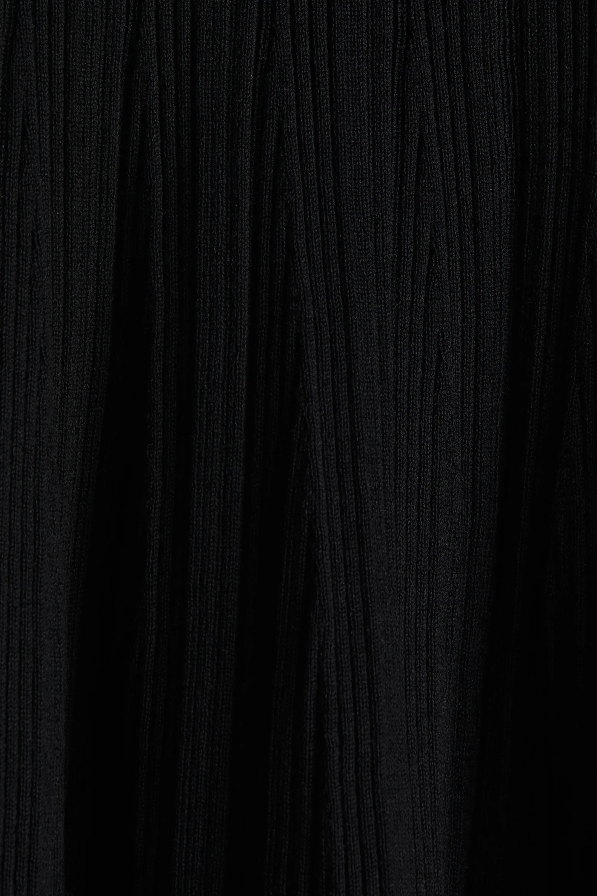 Robe tube côtelée - Noir