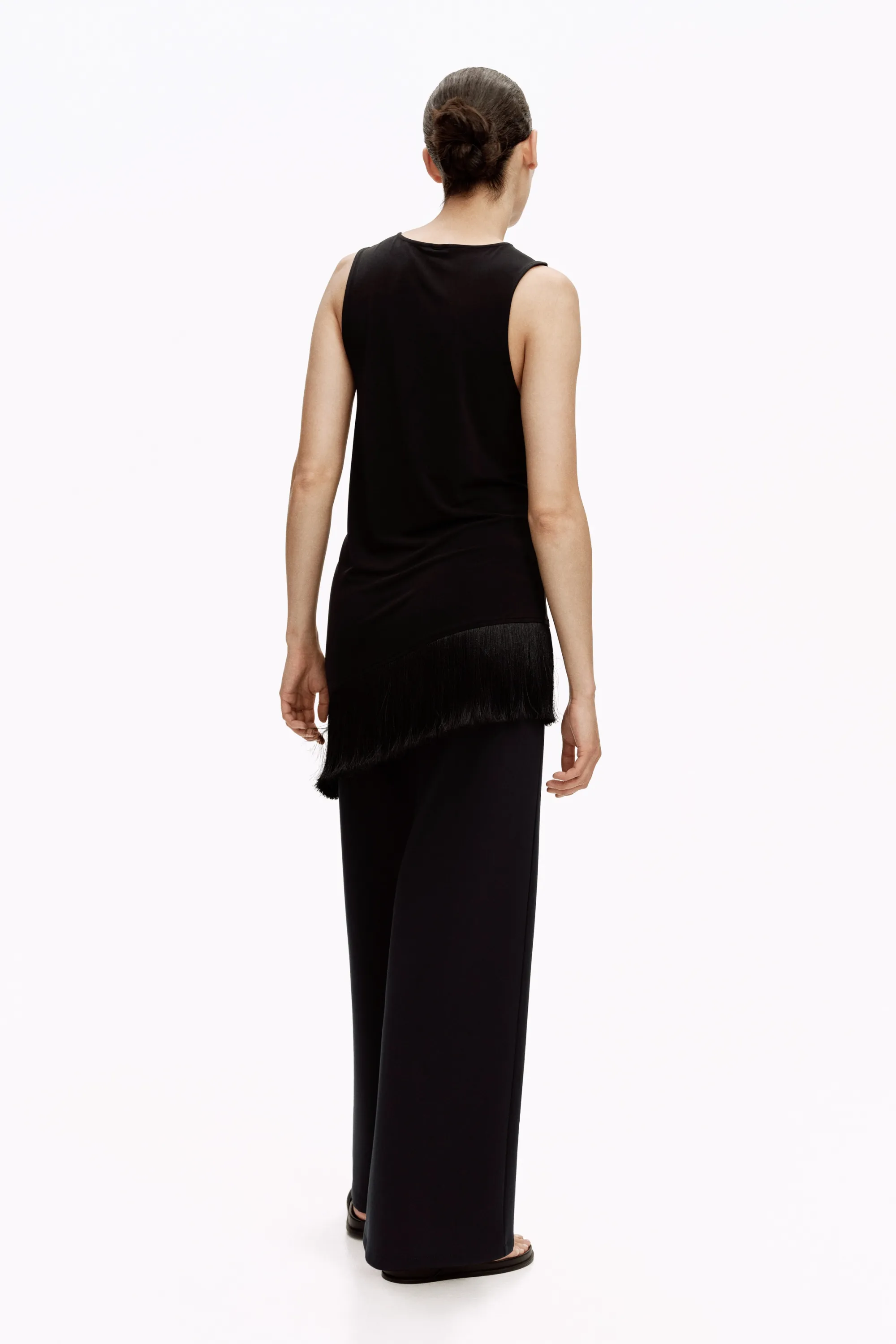 MAMA Pantalon large - Bleu marine