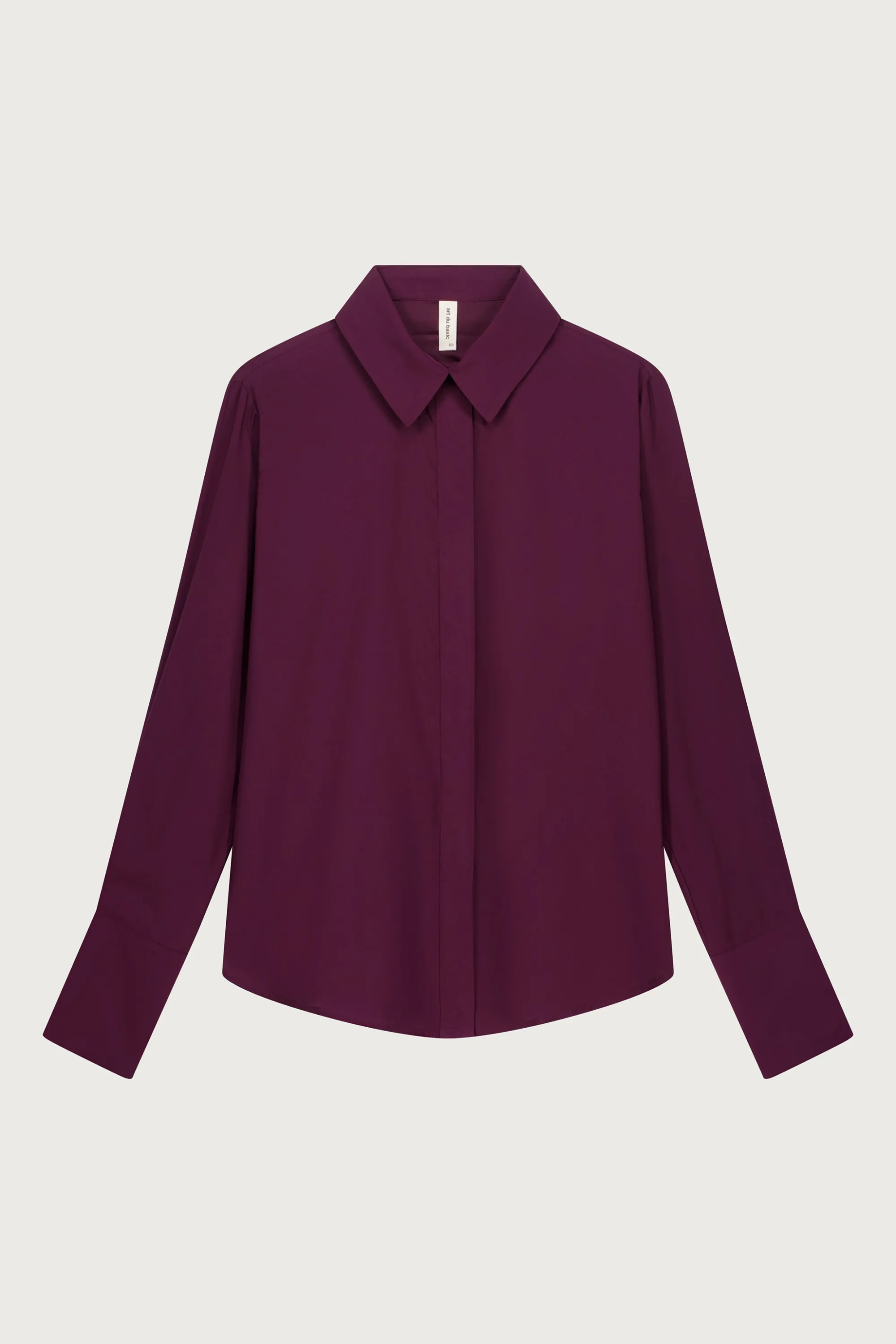CHEMISE AJUSTÉE EN ENVERS SATIN