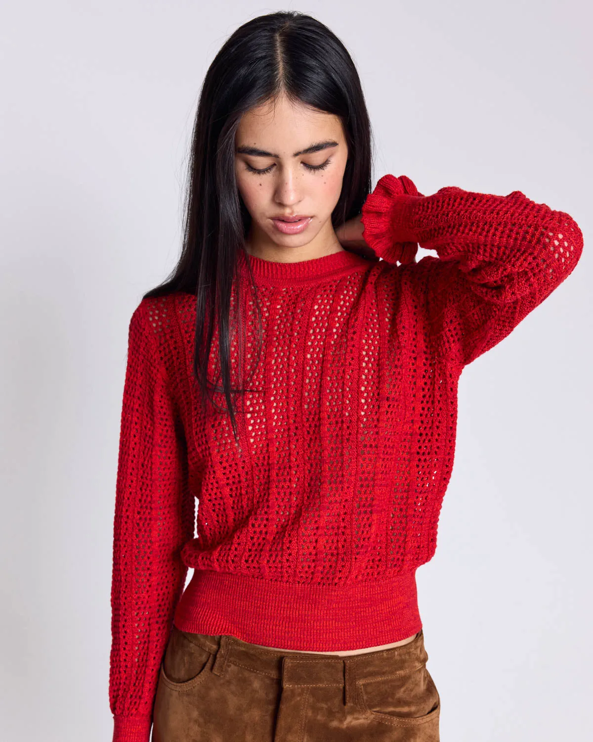 Pull Annabelle rouge