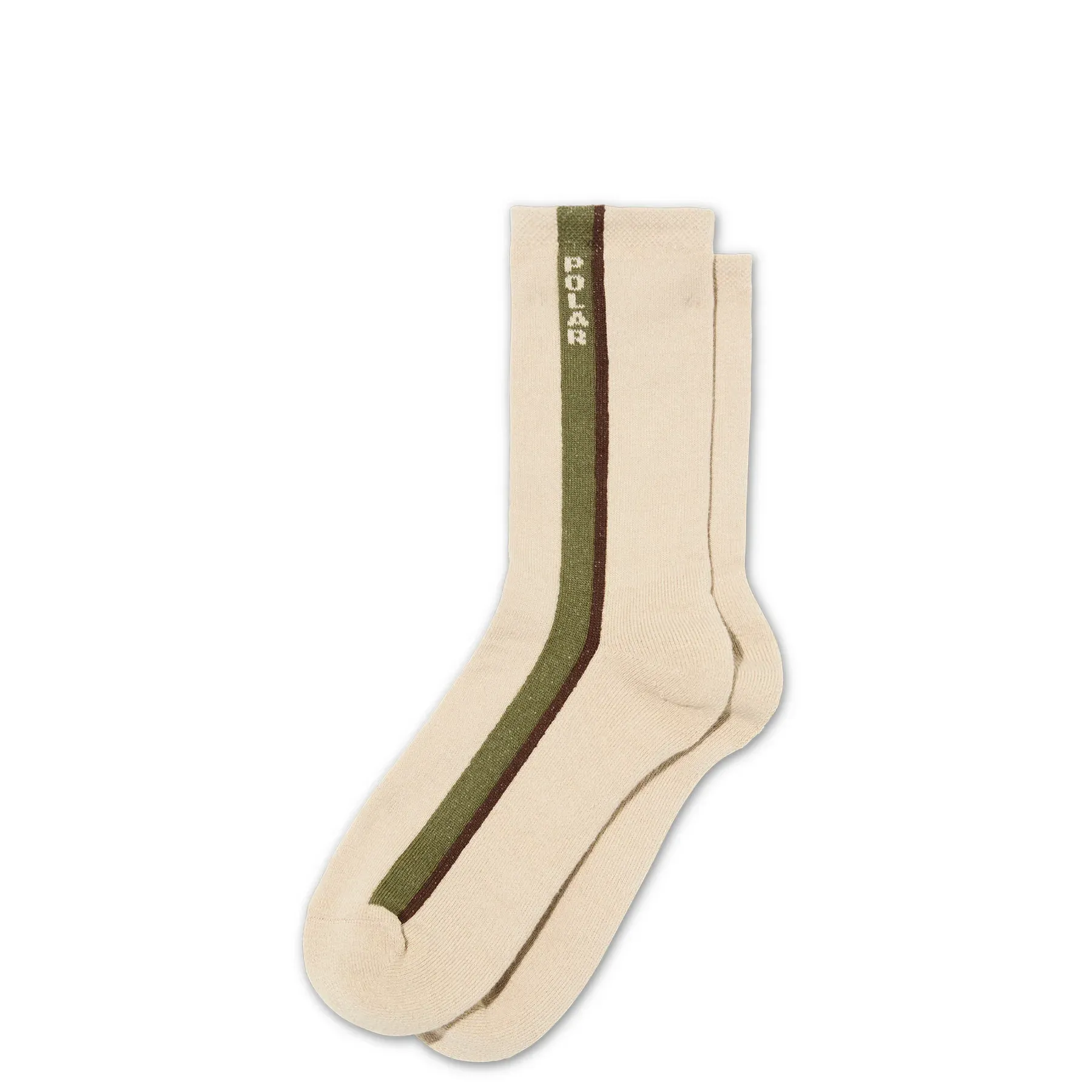 Chaussettes Polar Business socks Side stripe – Beige