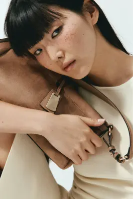 Sac porté épaule - Beige — photo 1