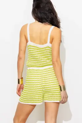 Combishort en crochet Femme — photo 4