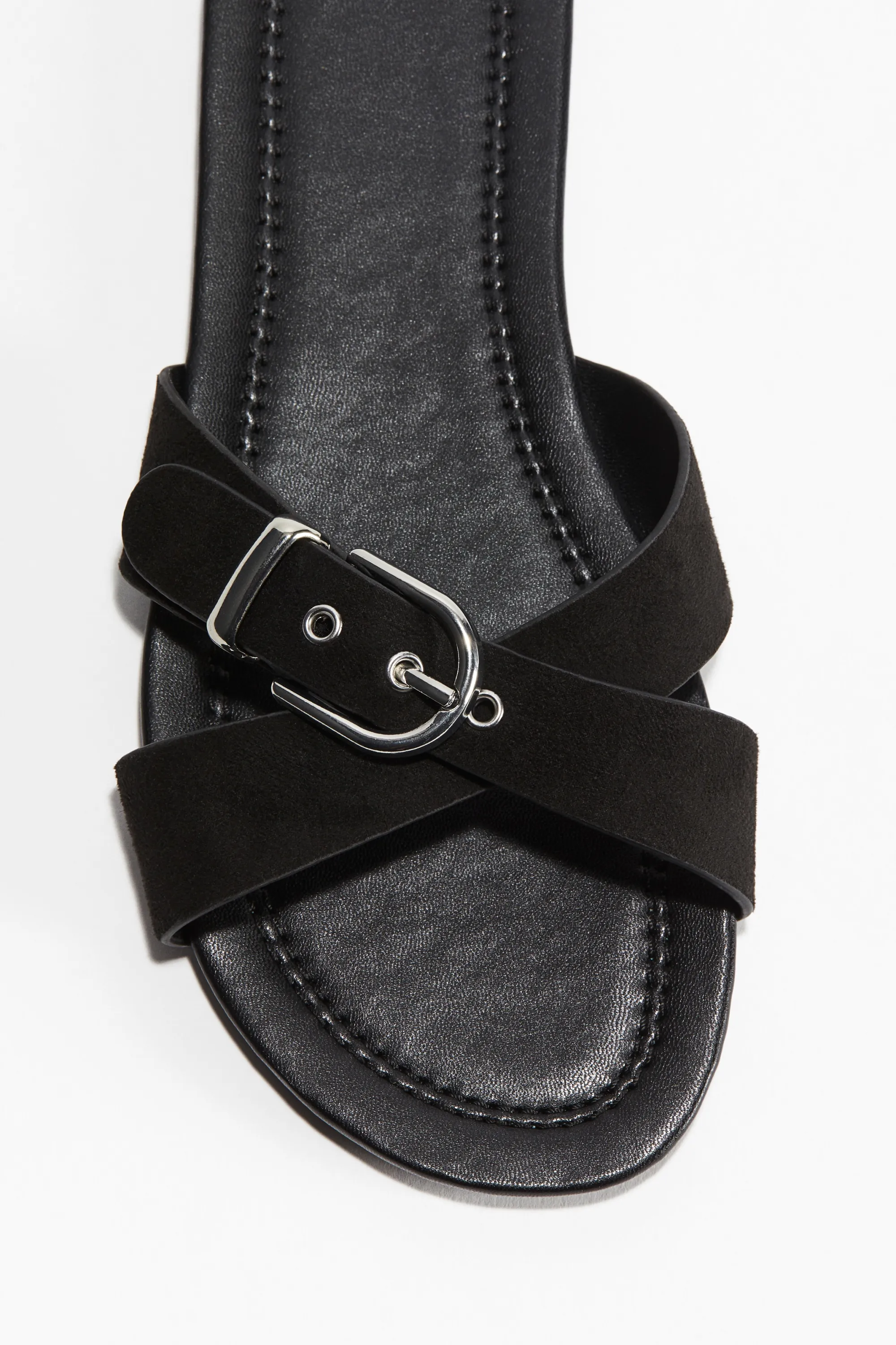 Sandales à brides croisées - Noir