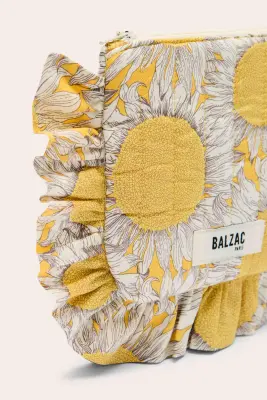 Pochette Carline imprimé Liberty tournesols jaune — photo 5