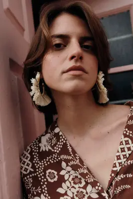 Boucles D'Oreilles Natsuko Ecru — photo 3