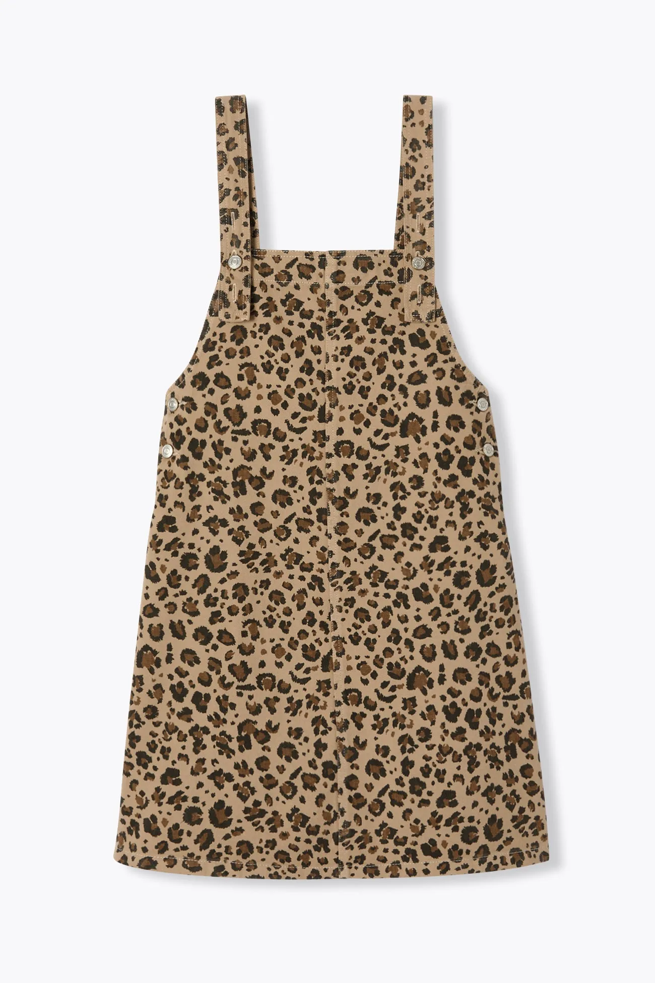 Robe-salopette léopard Femme