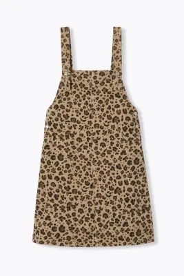 Robe-salopette léopard Femme — photo 1