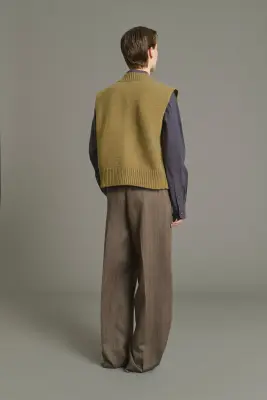 CARDIGAN KALYANEE TILLEUL — photo 2