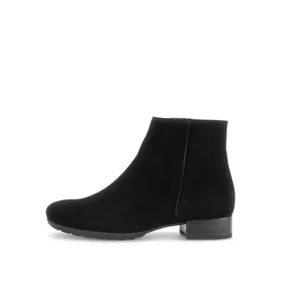 Bottines Gabor 72.719.47 Noires - Daim Lacets Grande Pointure Femme — photo 2