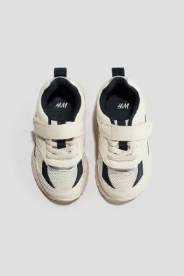 Sneakers - Crème/bleu marine — photo 1
