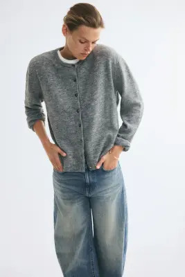 Gilet loose - Gris chiné — photo 1