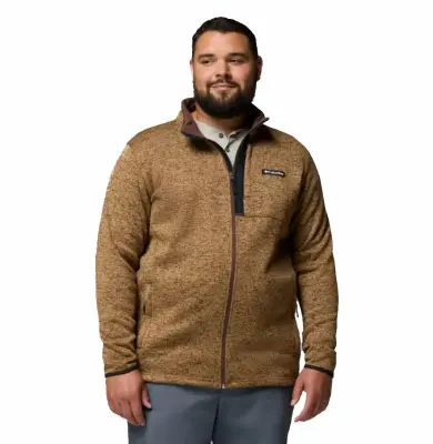 COLUMBIA SWEAT FULL ZIP Marron — photo 2