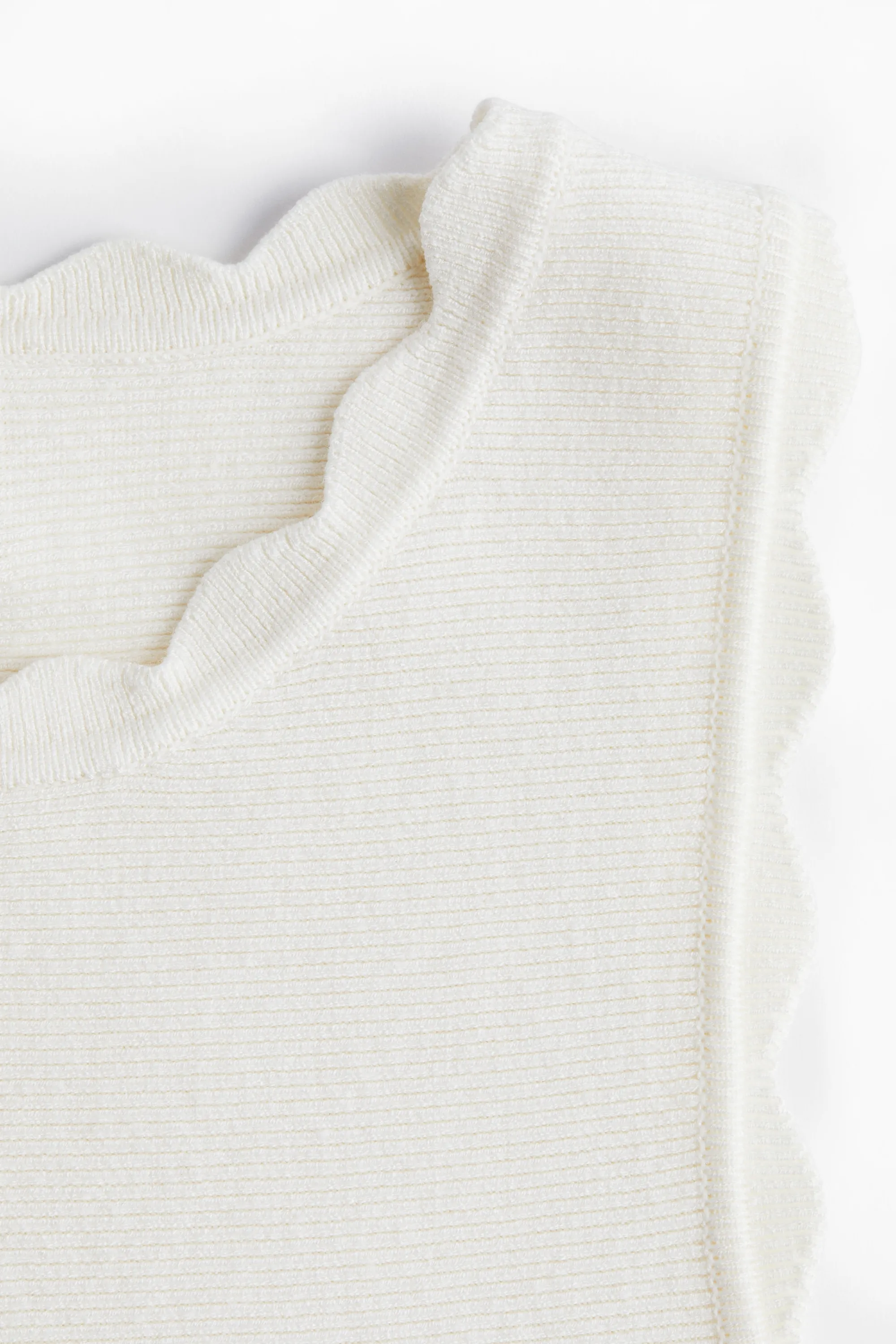 Minirobe festonnée - Crème