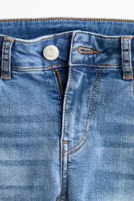 Flared Low Jeans - Bleu denim — photo 5
