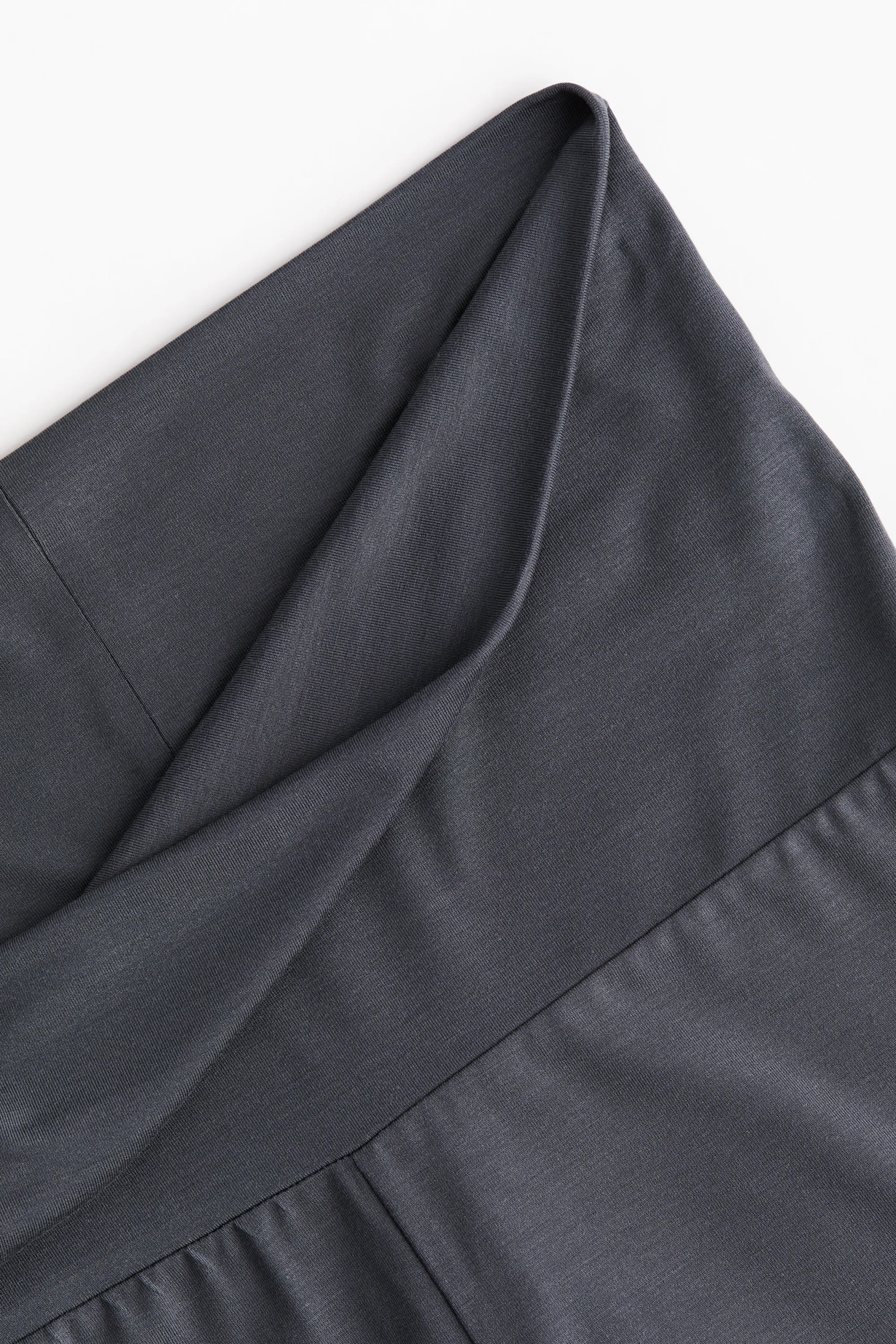 Mini short avec taille repliable - Gris foncé
