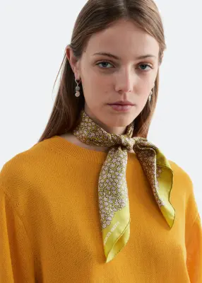 T-shirt en maille de coton - Jaune — photo 4
