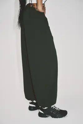 Pantalon de survêtement Relaxed Fit en nylon - Vert montagne — photo 4
