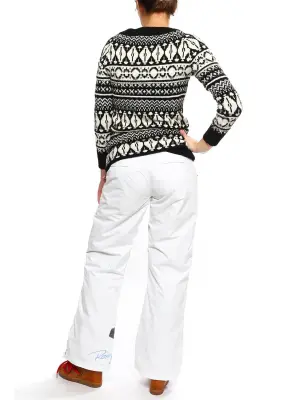 Pantalon de ski en sergé de polyester blanc Prix boutique 150€ Taille 36 — photo 5