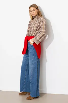 Jean large 100% coton Femme — photo 4