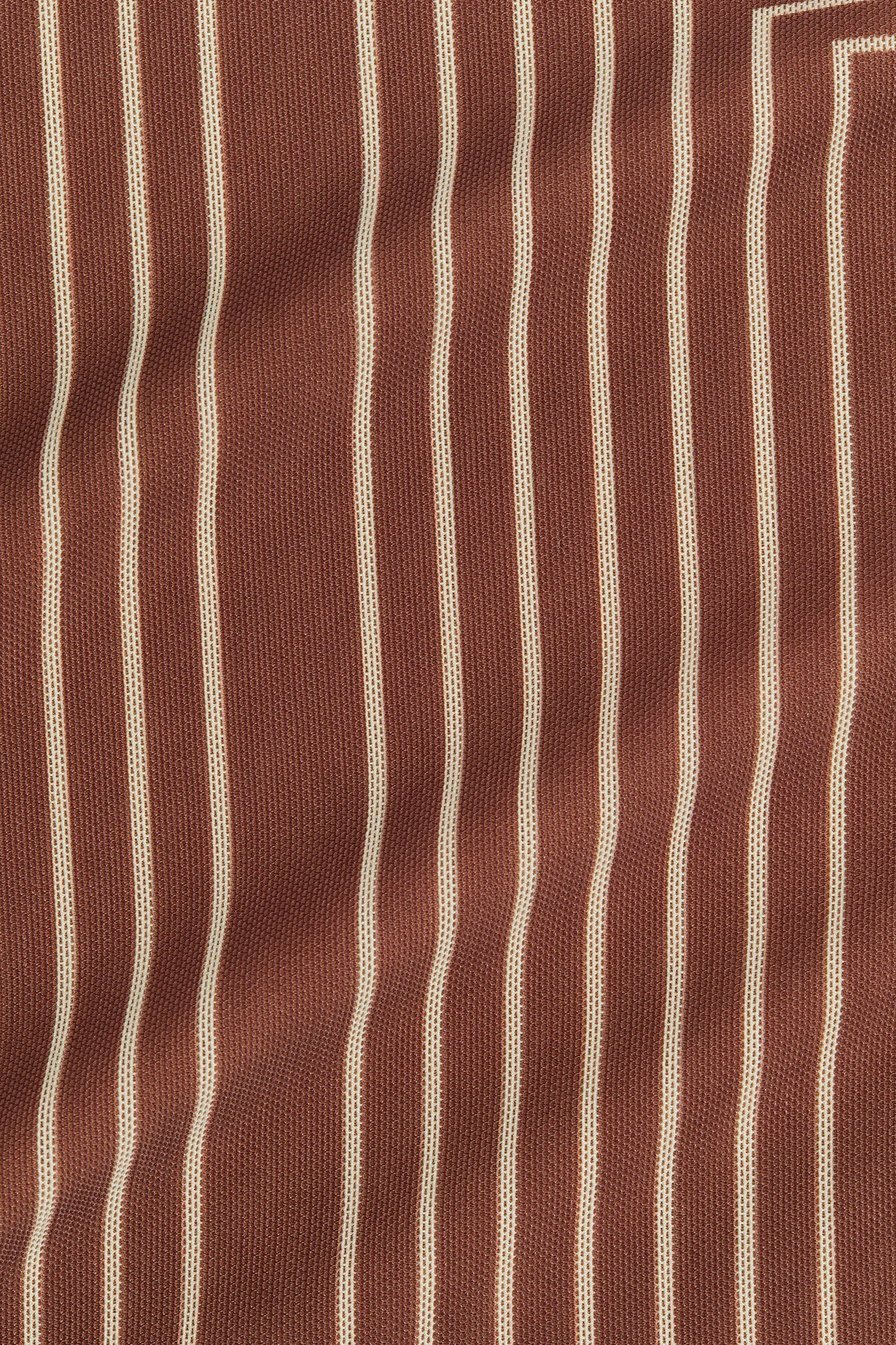Jupe en mesh - Marron/motif