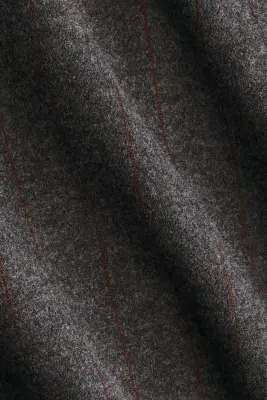 Jupe crayon en jersey - Gris chiné/rayé — photo 3