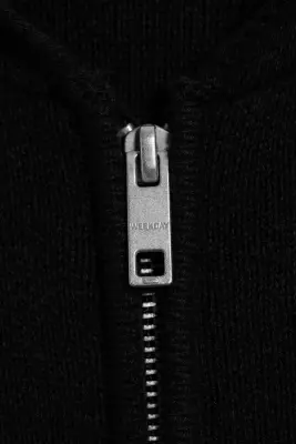 Sweat à capuche zippé confectionné - Noir — photo 5