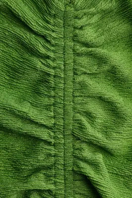 Robe en jersey à effet drapé - Vert — photo 4