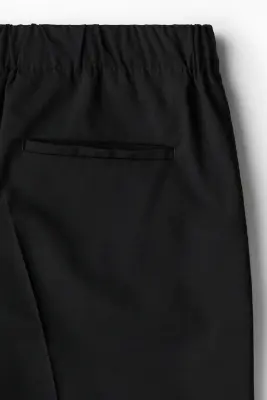 Pantalon effilé Relaxed Fit - Noir — photo 1