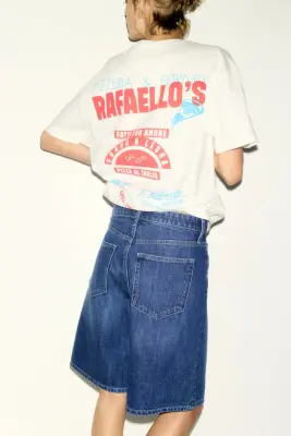 Short Bermuda en denim - Bleu denim — photo 4