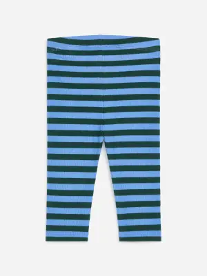 Legging côtelé - Bleu/Vert — photo 1