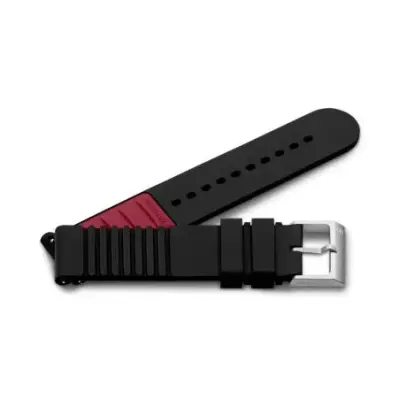 Bracelet Victorinox 21mm caoutchouc noir V.60028 — photo 2