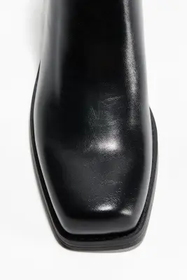 Bottines Chelsea à bout carré - Noir — photo 1